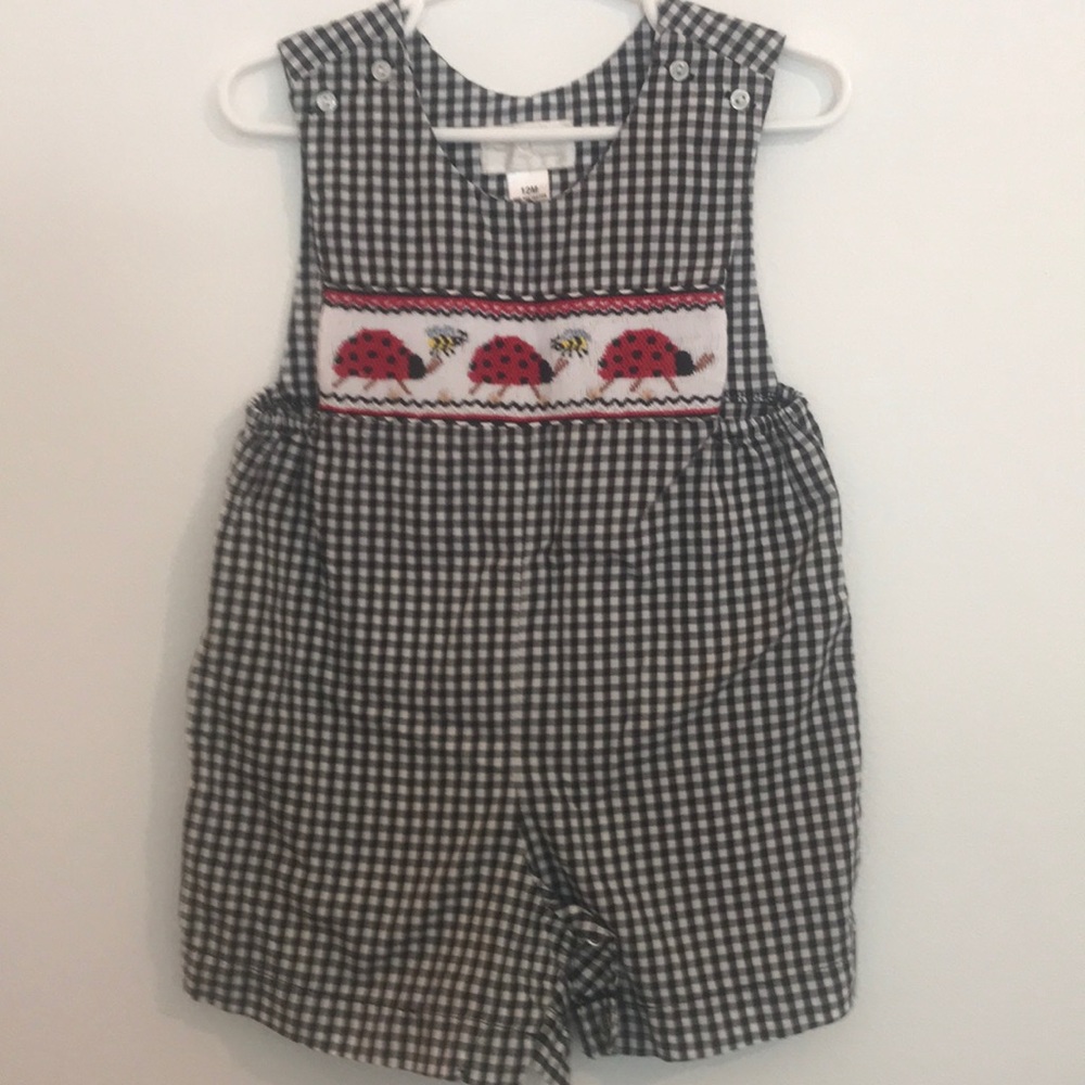 Boys smocked Jon Jon